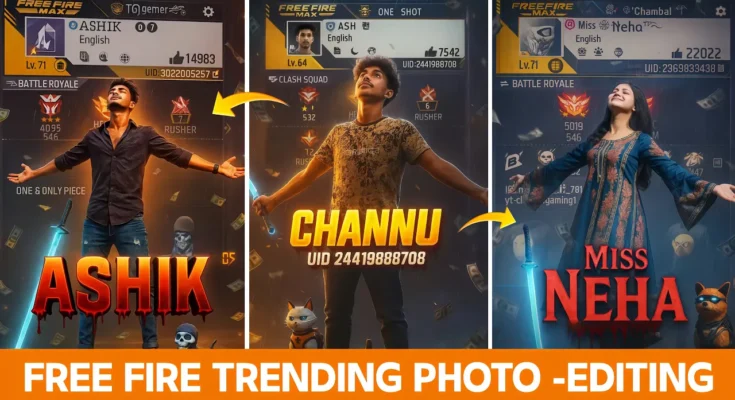 Trending Free Fire Profile Photo Editing
